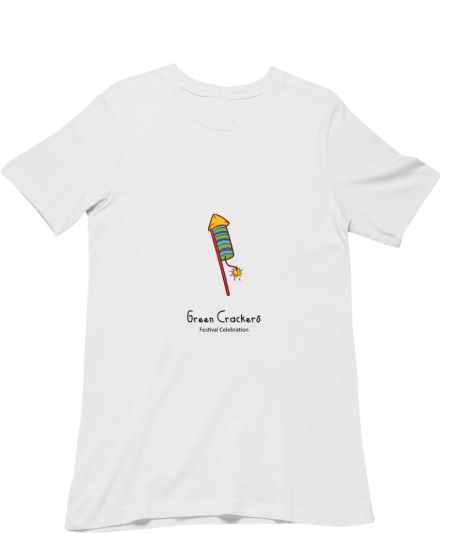 Eco Friendly Festival Vibes - Green Crackers 05 Regular T-Shirt