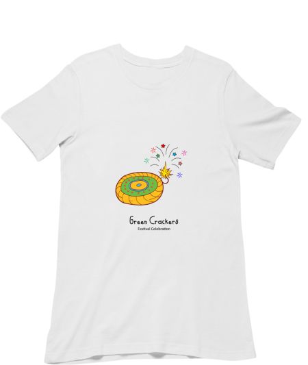 Eco Friendly Festival Vibes - Green Crackers 04 Regular T-Shirt