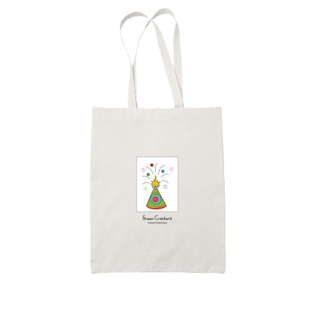 Eco Friendly Festival Vibes - Green Crackers 01 White Tote Bag