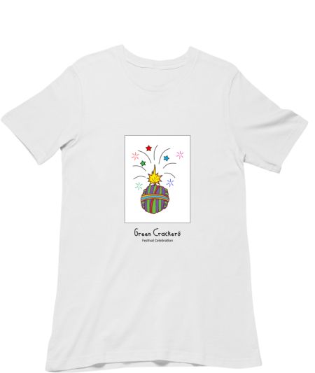 Eco Friendly Festival Vibes - Green Crackers 02 Regular T-Shirt