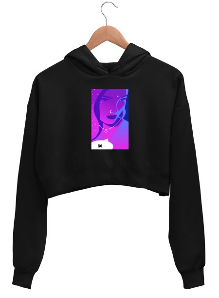 NO. Crop Hoodie