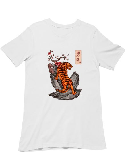 Japanese Tiger Courage Tattoo Classic T-Shirt