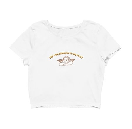 Tis' the season to be Jolly Crop Top