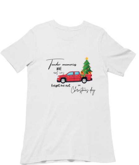 Tender memories wake and say forget me not on Christmas day Classic T-Shirt