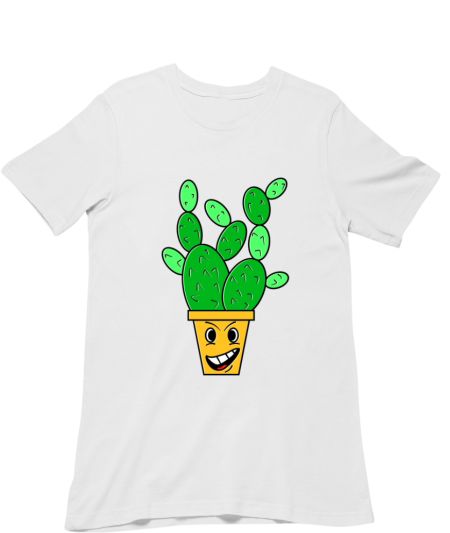 Funny Nopal Cactus Illustration Regular T-Shirt