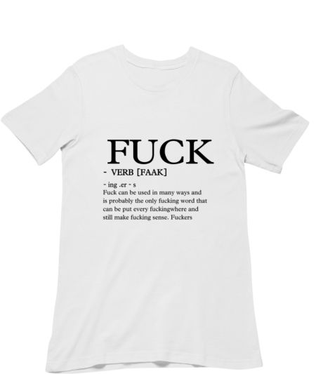 Fu*k verb Classic T-Shirt