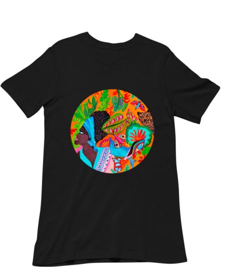 Tropical jungle in fantasy land-quirky illustrations Regular T-Shirt