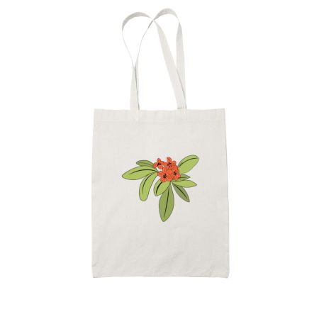 Peach Blossoms by Gurlwowtea  White Tote Bag