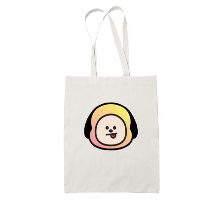 Chimmy|Bt21|Gradient💜💜 White Tote Bag