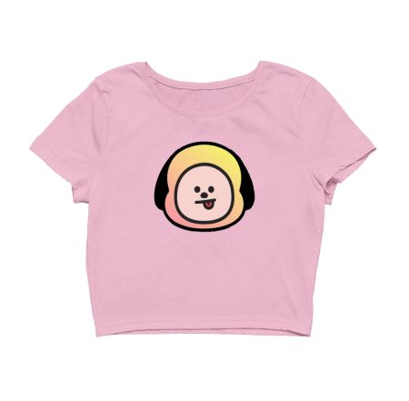 Chimmy|Bt21|Gradient💜💜 Crop Top