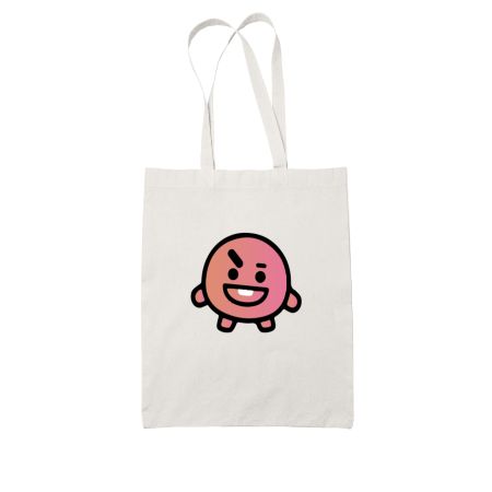 Shooky | Bt21 | Gradient💜💜 White Tote Bag