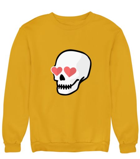 Skull in love  Sweatshirt