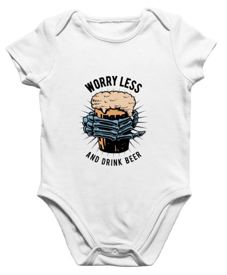 Worry Less Drink Beer Onesie