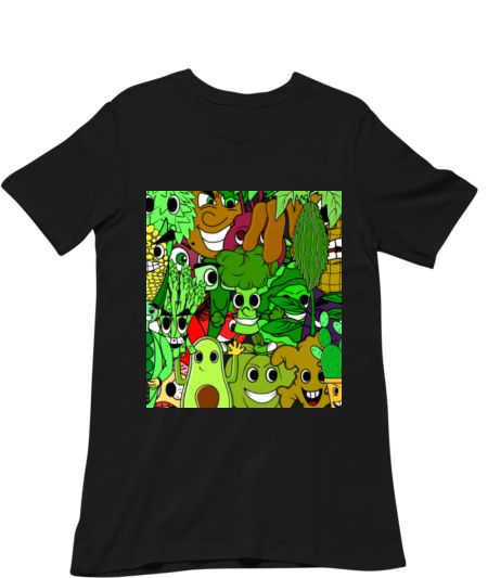 Collage Of My Veggies Art Collection Classic T-Shirt