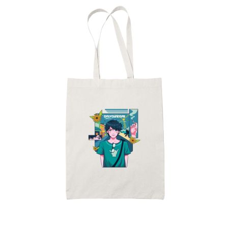 DAYDREAM Anime White Tote Bag