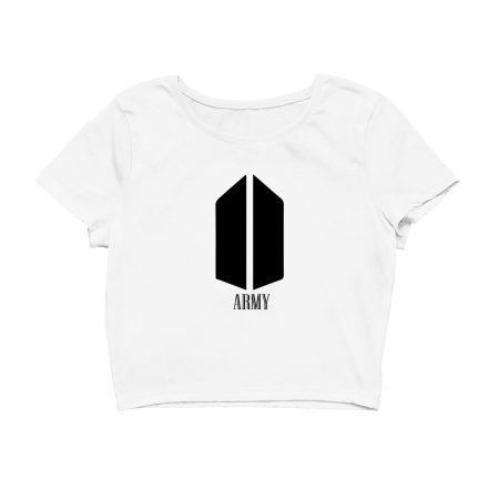 Army logo  | BTS💜💜 Crop Top