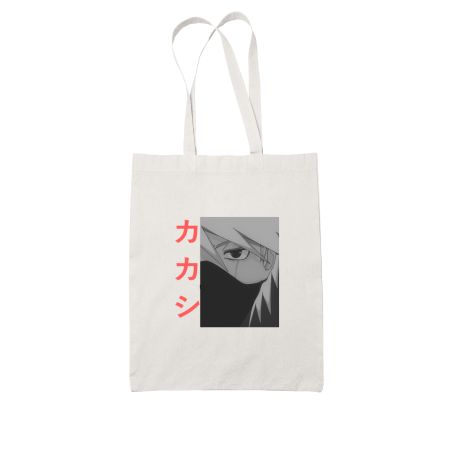 Anime- Kakashi White Tote Bag