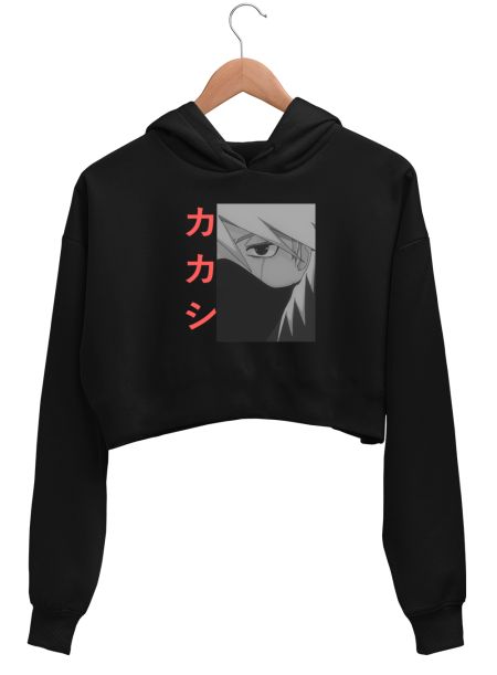 Anime- Kakashi Crop Hoodie