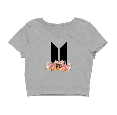 BTS flower Logo|BTS💜💜 Crop Top