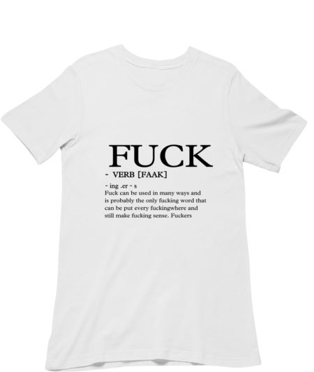 Verb f**k Classic T-Shirt