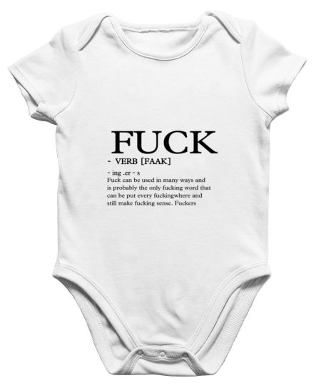 Verb f**k Onesie