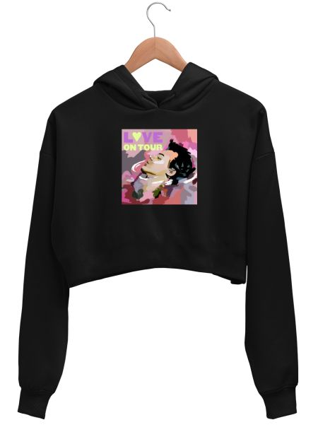 Love on Tour Crop Hoodie