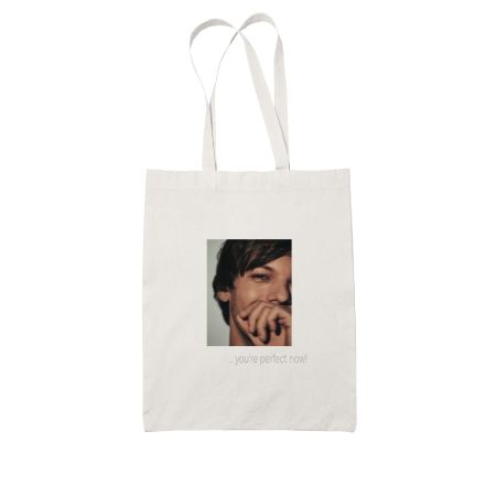 Louis Tomlinson White Tote Bag