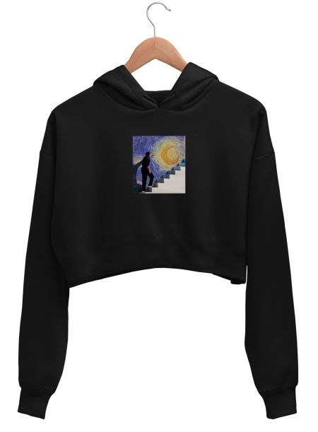 The Truman Show Crop Hoodie