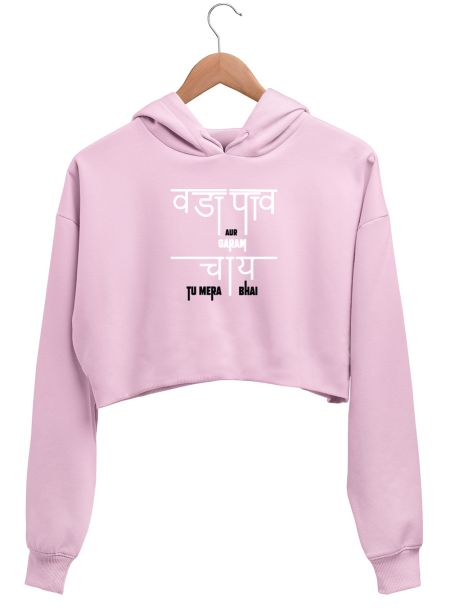 Ek cutting Crop Hoodie