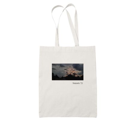 Sunset Series '21- Blue/Orange White Tote Bag