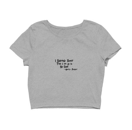 Harry Potter Qoute Crop Top