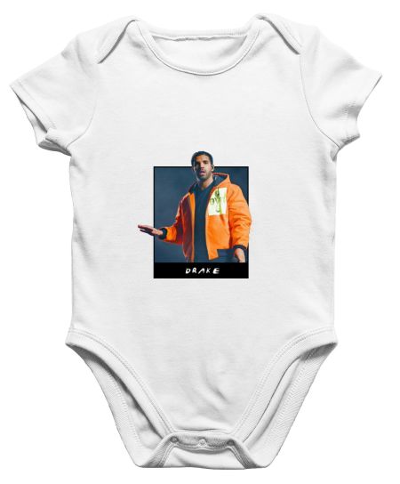 Drake Polaroid Black Onesie