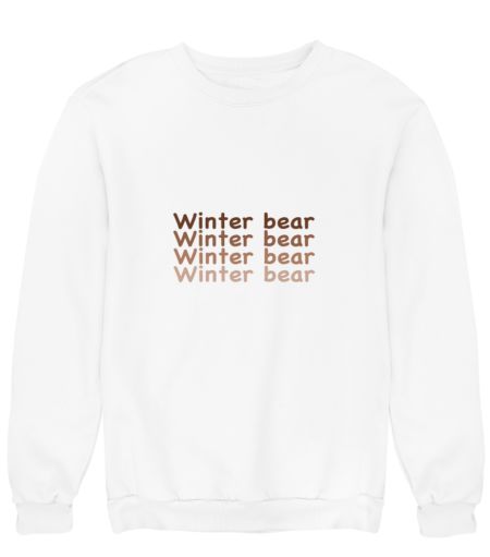 Winter bear Sweatshirt