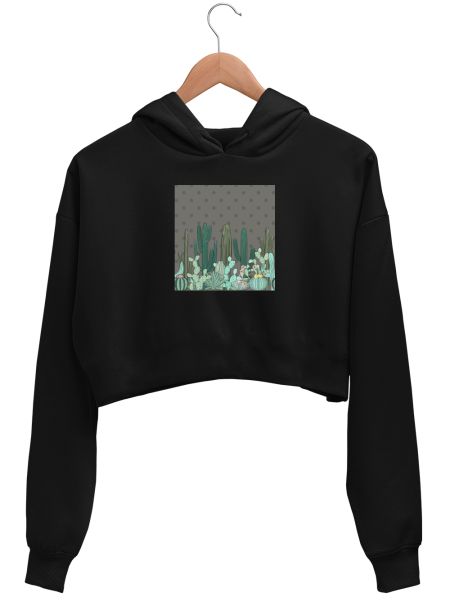 Cactus Crop Hoodie