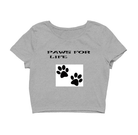 pet lovers Crop Top