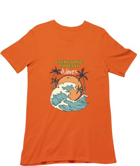 Everything comes in waves Classic T-Shirt