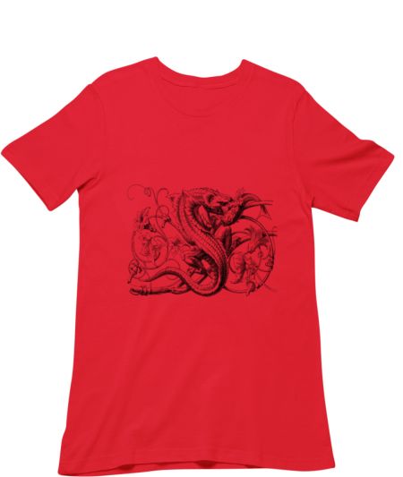 Dragon line art design  