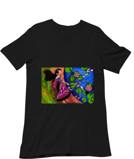 Lady by the pond Classic T-Shirt