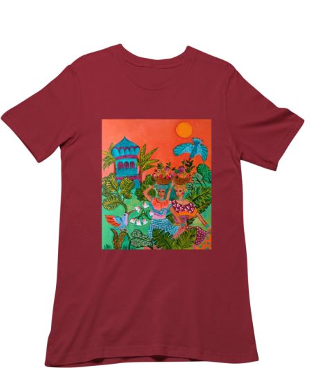 Fruit sellers in a village Regular T-Shirt