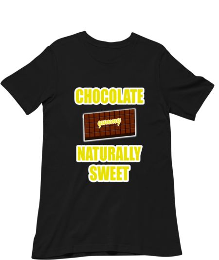 Chocolate Naturally Sweet Yellow Yummy Classic T-Shirt