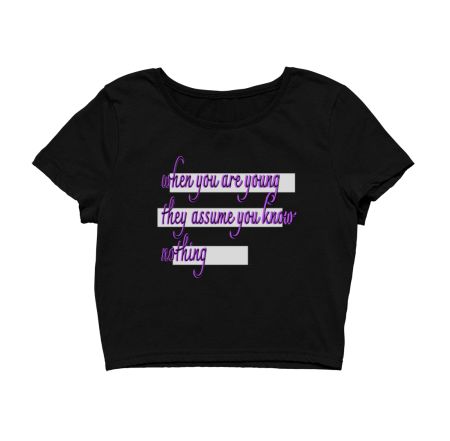 Taylor Swift Cardigan Lyrics Crop Top