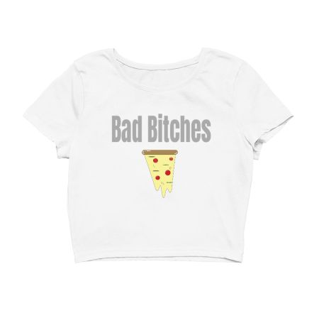 pizza bitch Crop Top