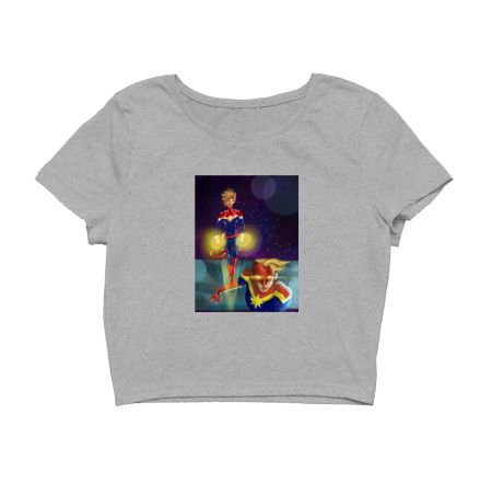 Captain Marvel Crop Top