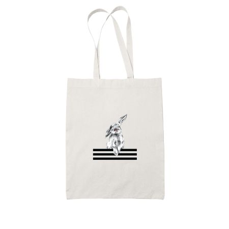 Cute bunny White Tote Bag