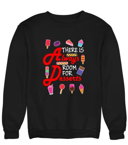 Birthday Present For A Foodie Dessert Lover Red Color Sweatshirt