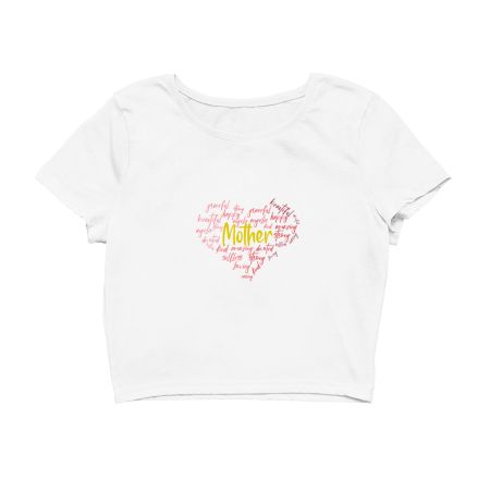 Mother Love Is Infinity Crop Top