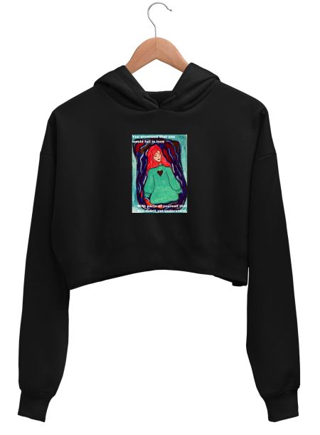 promises unkept Crop Hoodie