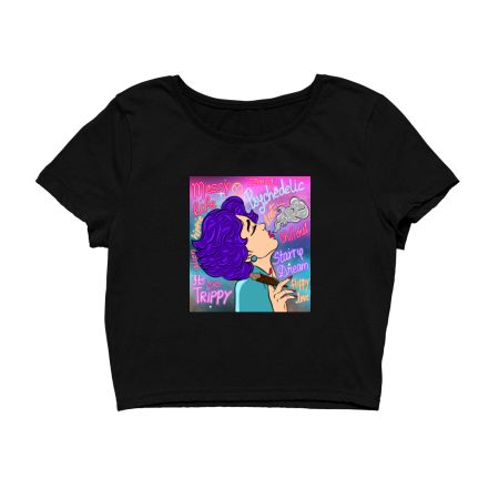 Trippy life Crop Top