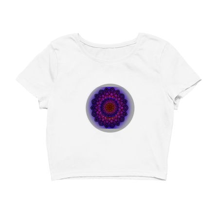 Mandala tee Crop Top