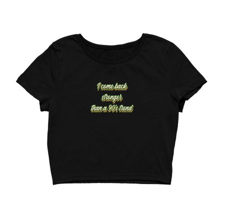  90's trend  Crop Top